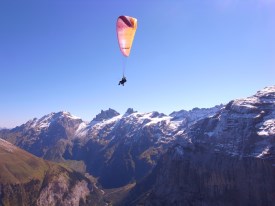 Tandemflug vom Titlis, hoch über Engelberg